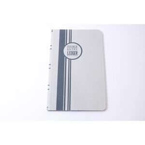 Ledger, Double Entry, Address Book, Notebook, Office, Hardcover, ~ 250516-WH 263